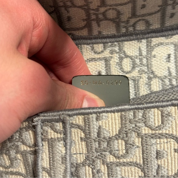 DIOR SADDLE BAG IN GREY OBLIQUE MONOGRAM - Picture 7 of 11